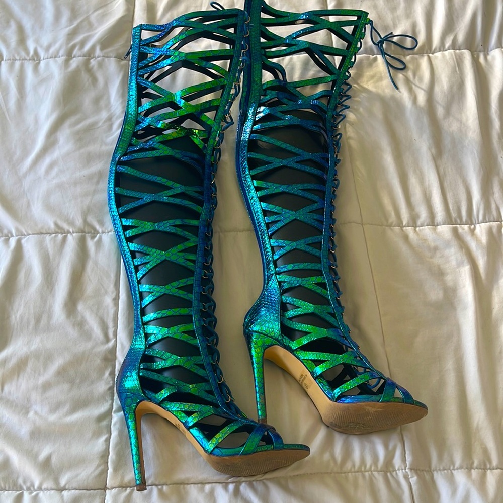 Like New Over The Knee Statement Boots!